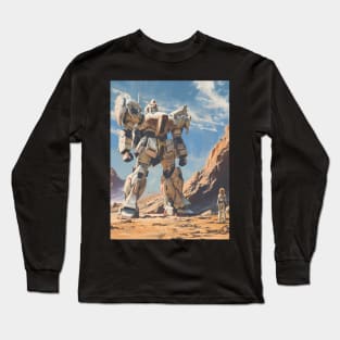 Winged Warriors: Gundam Wing, Mecha Epic, and Anime-Manga Legacy Unleashed Long Sleeve T-Shirt